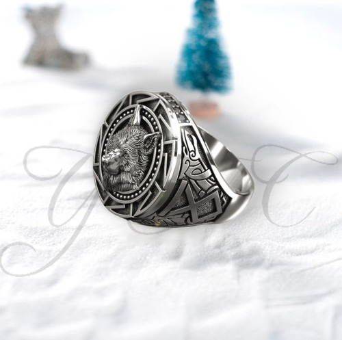 Forest Lion Ring